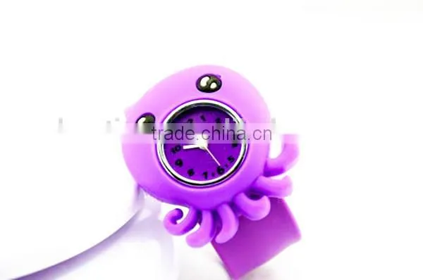 kids slap digital watches cartoon Octopus design slap watch alibaba china supplier
