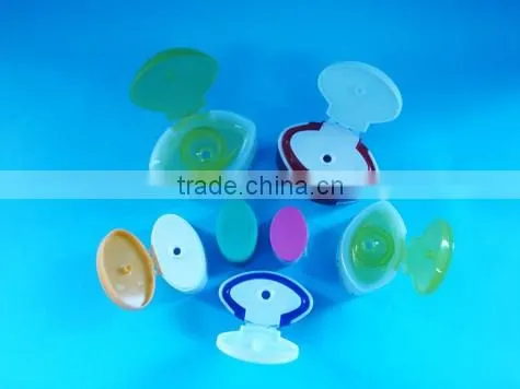 Cosmetic screw cap with long nozzle top.Pointed mouth plastic screw cap for cosmetic squeeze bottle