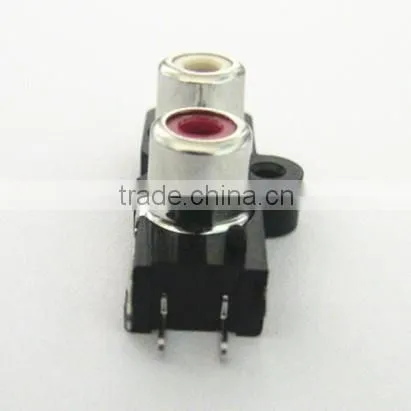 2 holes av RCA jack