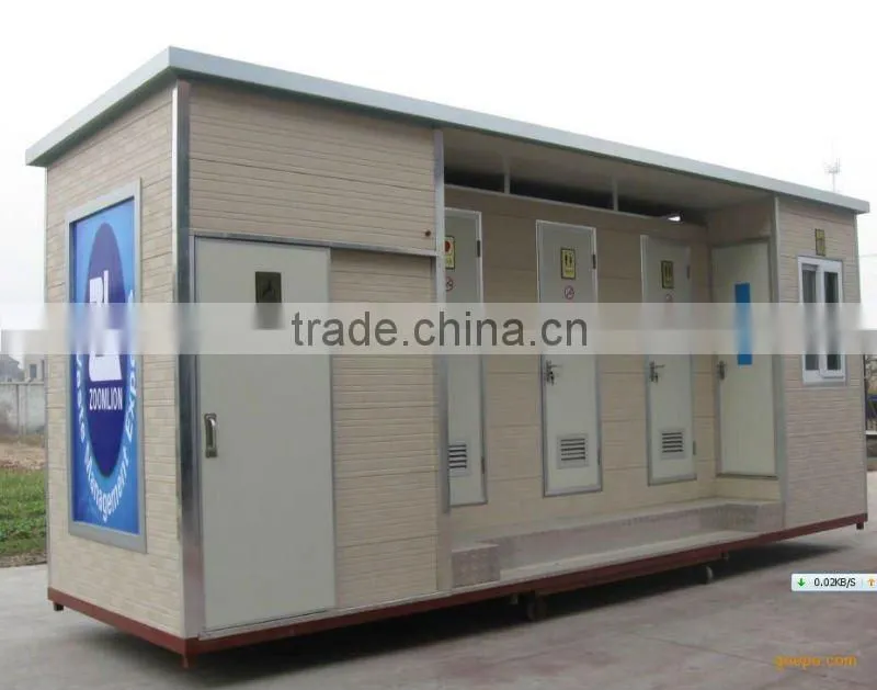 Used Outdoor Public Mobile Portable Toilets for Sale/prefab mobile public toilet price