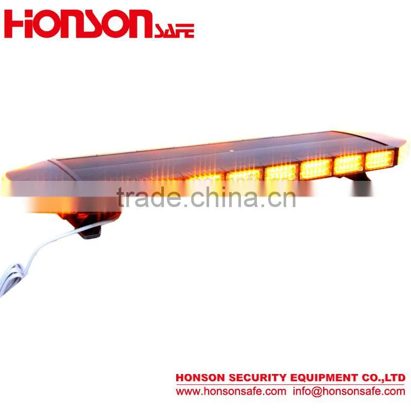 47'' hot Super bright Linear Double row led flashing warning lightbar DC12-24V HS12140