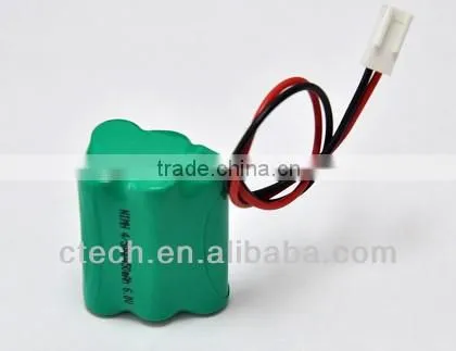 nimh battery pack 4/5aaa 450mah 6v