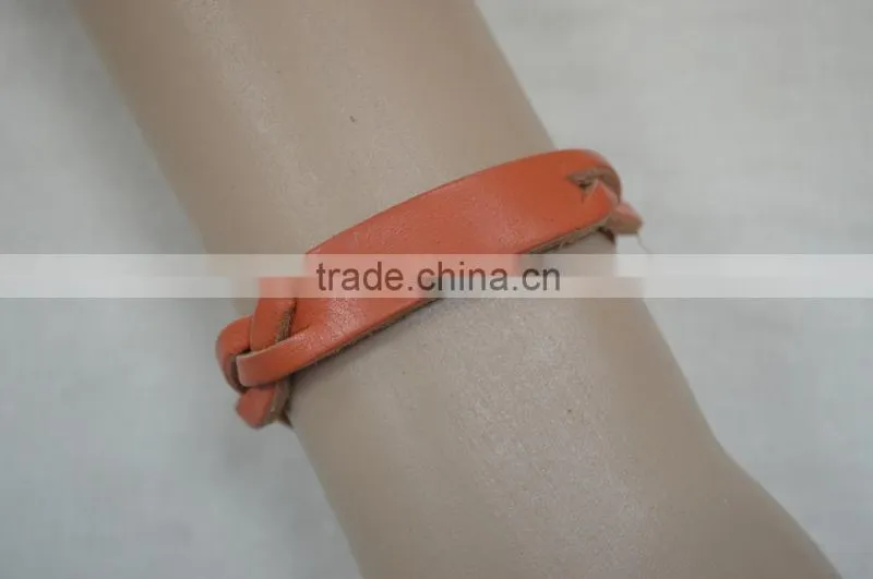 Wholesale Multi Stripped Genuine Leather Bracelets