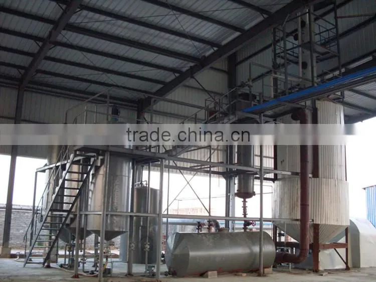 automatic used plastic oil refining unit waste oil recycling machine used tire oil refining unit with CE ISO
