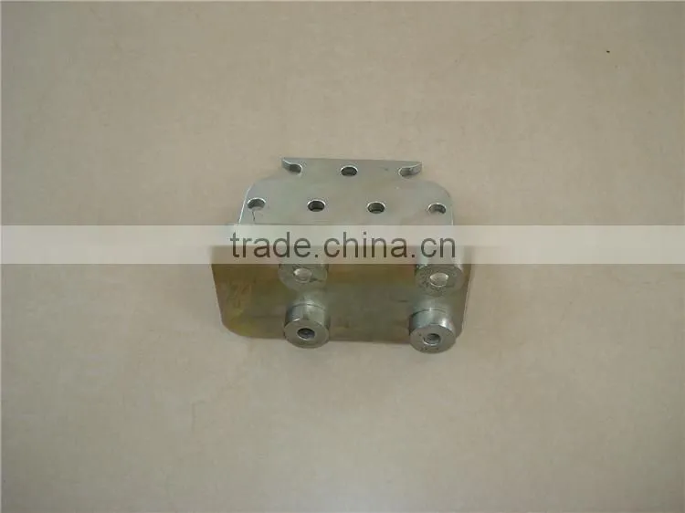 Custom metal connecting brackets for wood