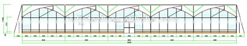 Economical poly greenhouse for agriculture used