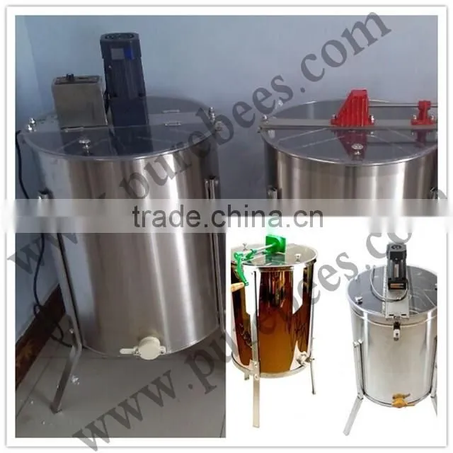 Purebees SS honey extractor manual electric radial honey extractor