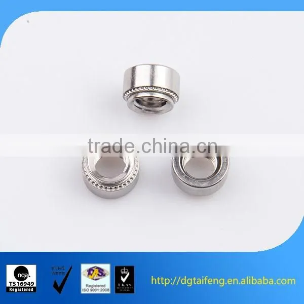 Galvanized metal M8 self clinch pressing CLS rivet nut