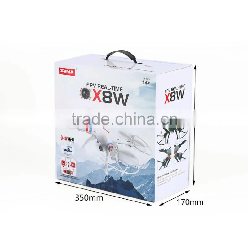 White Syma X8W 2.4G 6 Axle Gyro RC Quadcopter Drone RTF