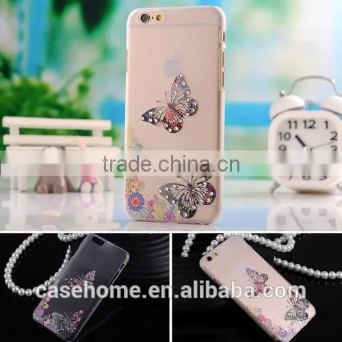 3D case cover For Apple iPhone 6s 6s Plus Luxury Bling Glitter Rhinestone Crystal Case Cover