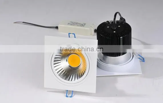 6w 9w 10w 15w 20w 30w 40w 50w square led cob downlight