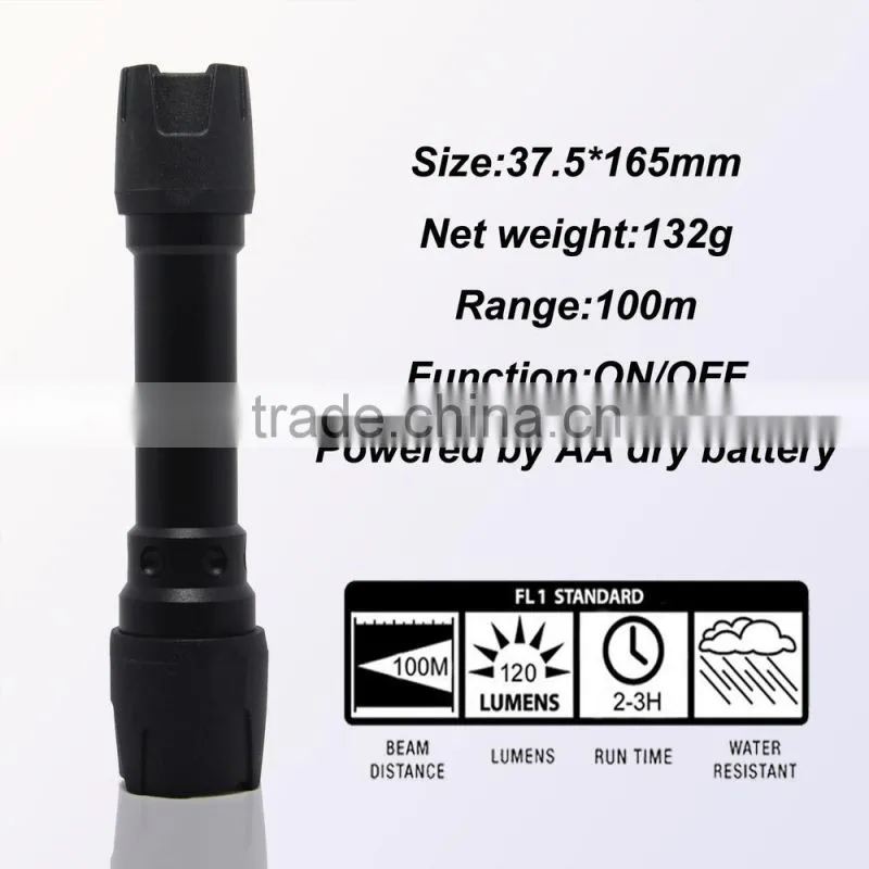 (120288) 2015 Portable aluminum alloy 2*AA led flashlight torch