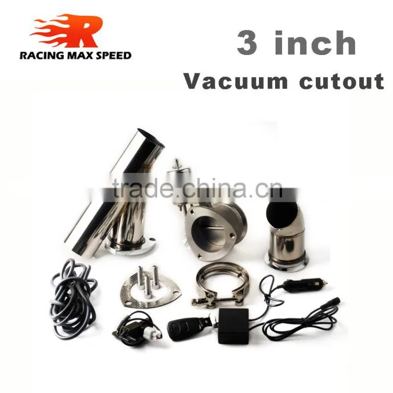 wholesales 3 inch exhaust cutout remote control with vacuum actuator exhaust valve,electric exhaust cutout