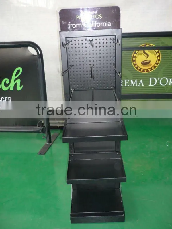 High Quality metal sheet Shelf display for shop and supermarket