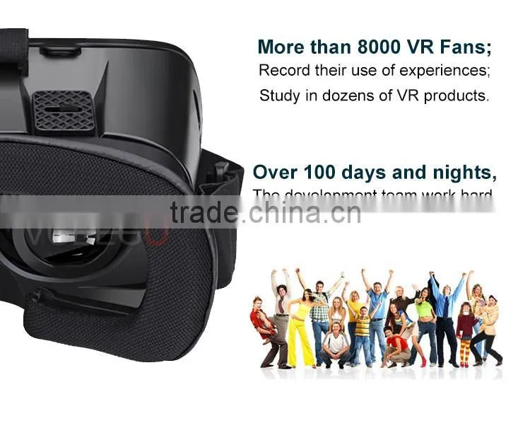 Wholesales supports 500 degrees of myopia vr 3d glasses for sexy movie in stock