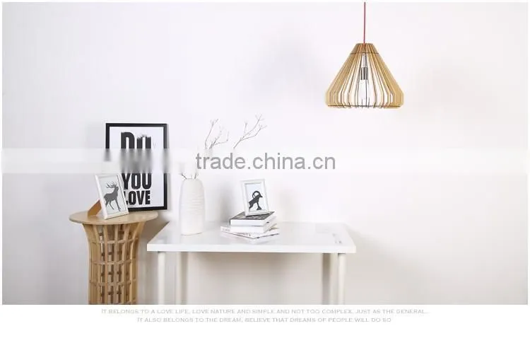 2016 modern ceiling wooden pendant lamp JK-8005B-13 LED pendant light