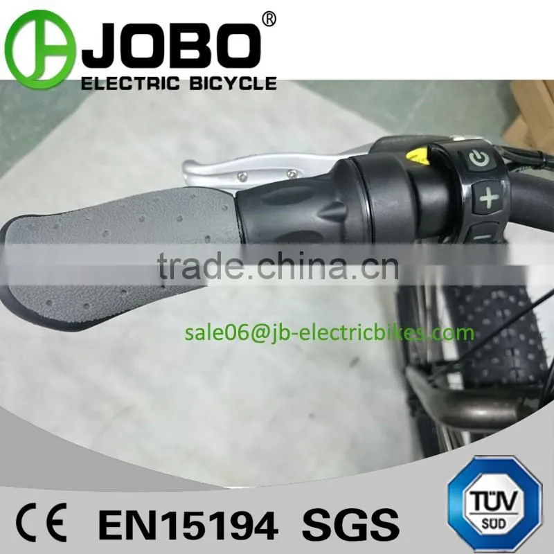 Aluminum Alloy 26" Electric Fat Tire Bike 500W Central Motor