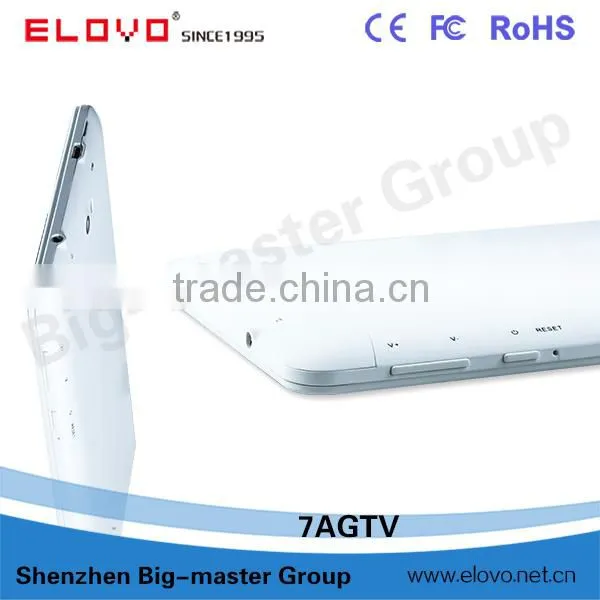Promotional advertising 3g built in android Digital TV tablet with two cameras