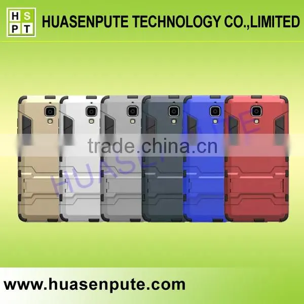 Wholesale 3 in1 Robot Silicon Rubber + Hard Plastic Stand Case for Xiaomi 4