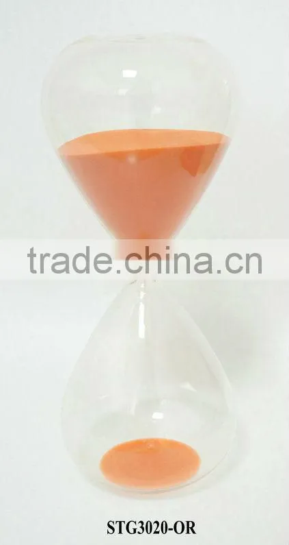Hourglass and Teal Glass Sand Timer