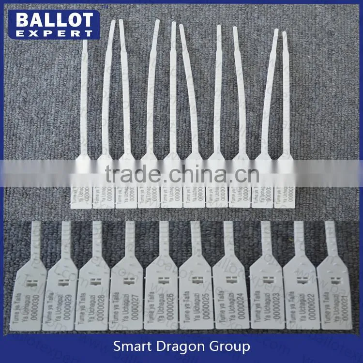 SE-SLP0020 white ballot box seals, box plastic packing seal