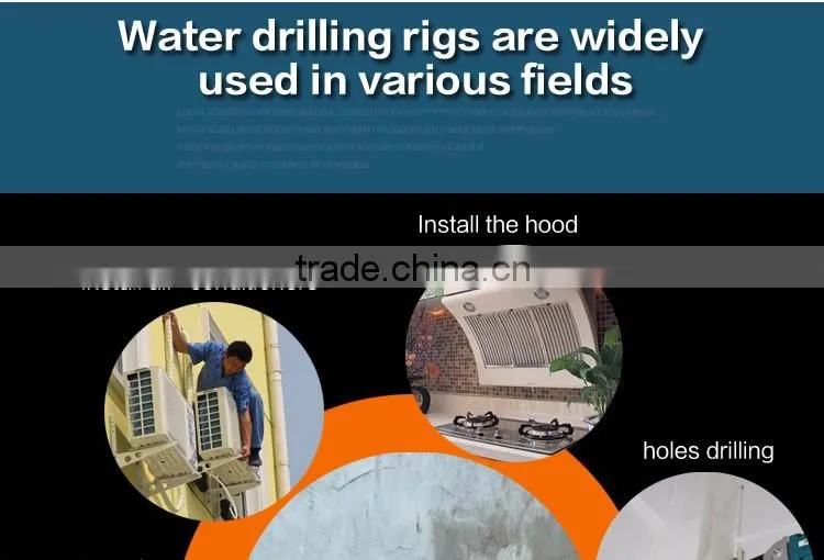25mm-180mm diameters diamond core drilling bits for electric drills hand drills