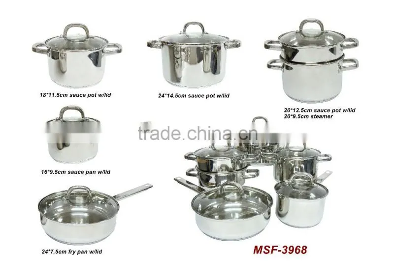 MSF induction pot with steamer