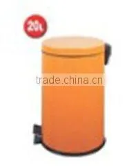 Stainless steel trash can