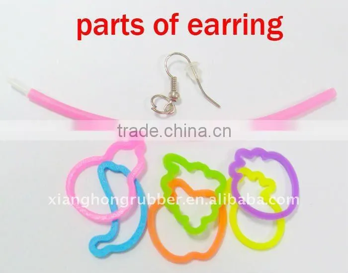fashionable Promotional gift with silicone earring