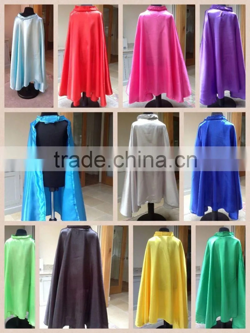 Halloween Black superhero Vampire cape/Adult superhero capes CCP5014