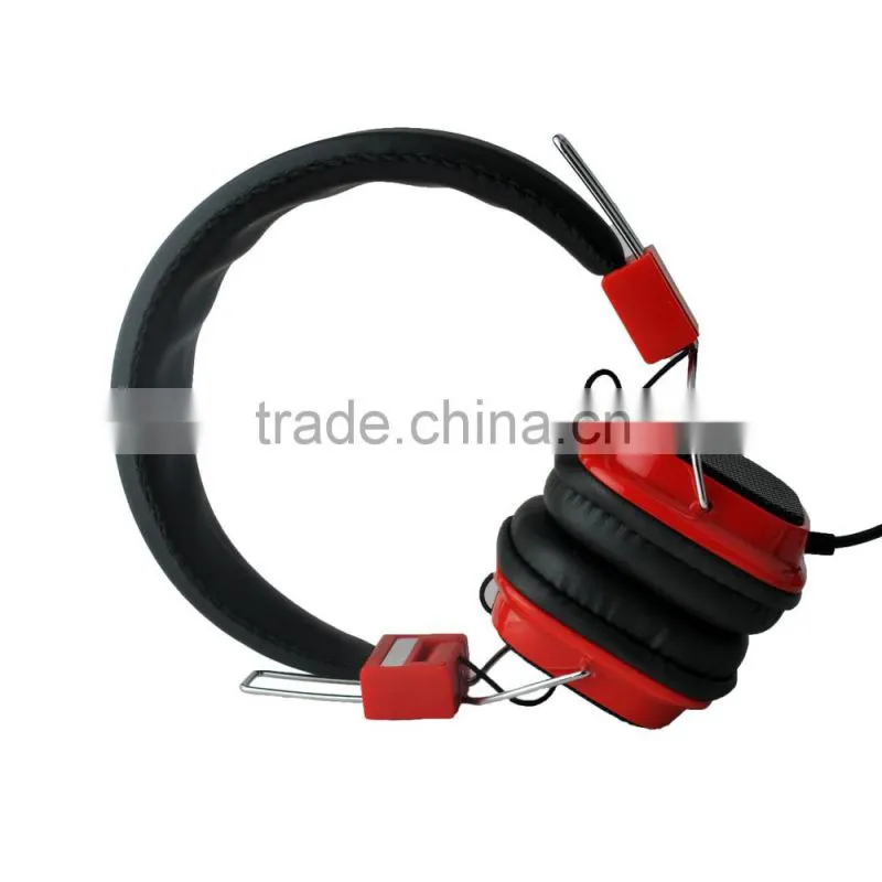 Colorful OEM portable headphone with microphone for gaming headset