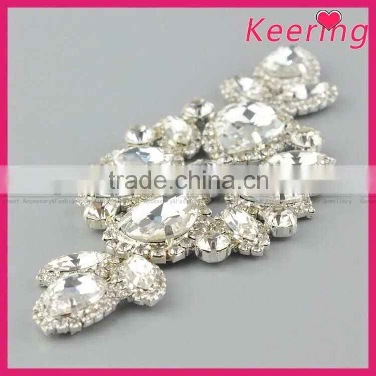 bling bling crystal embellishment patch for bag WRE-257