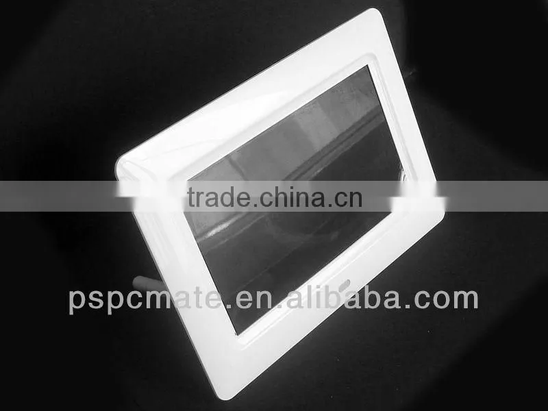 digital photo frame with clock Slideshow,Multi languages OSD,cheap price!