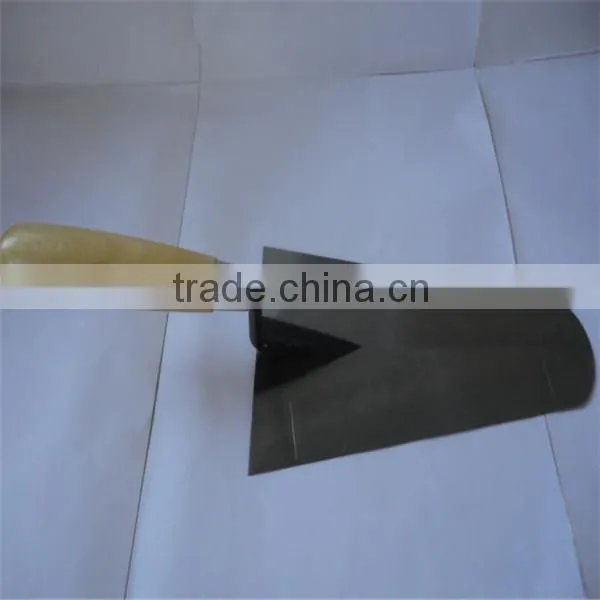 wooden handle bricklayer trowel,carbon steel blade construction tools