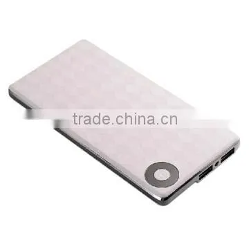 Universal 8000mAh polymer power banks with dual USB Output for smartphone, Laptop, Tablet PC