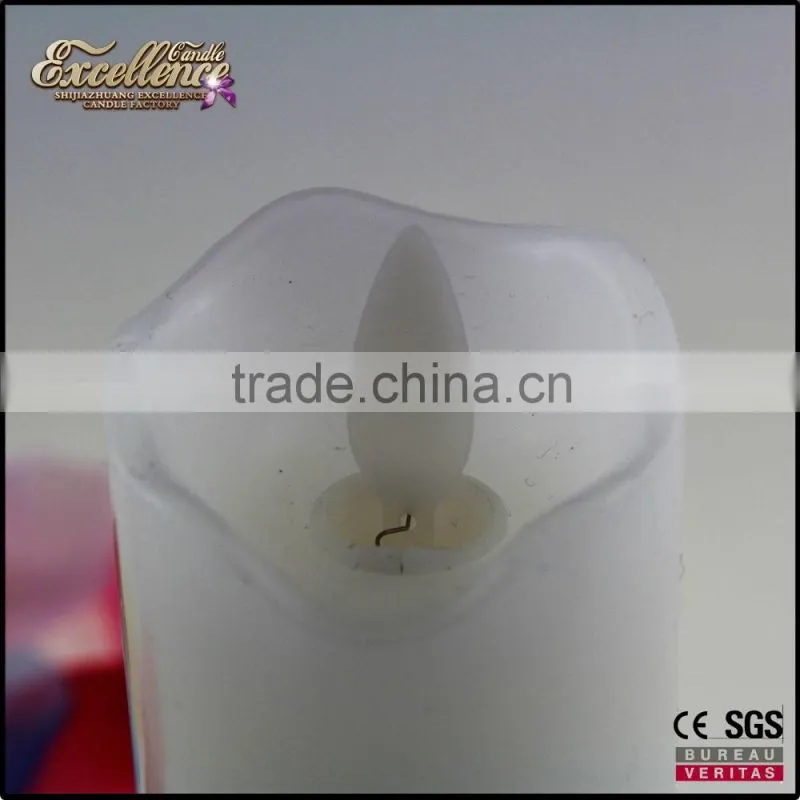 decorative flameless led candle lights 3 for a set / battery control led candle lights