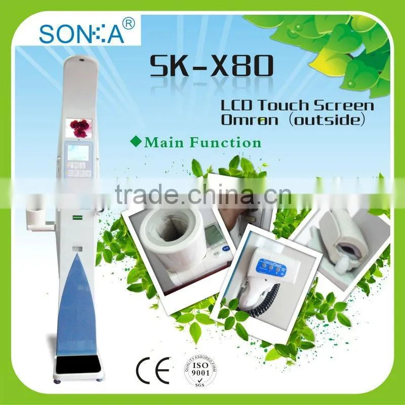 Touch Screen Omron Medical Oxygen Sensor Check Weight Machine