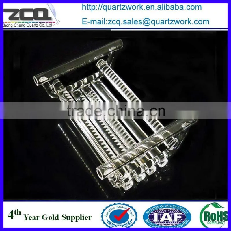 High quality polished quartz glassware