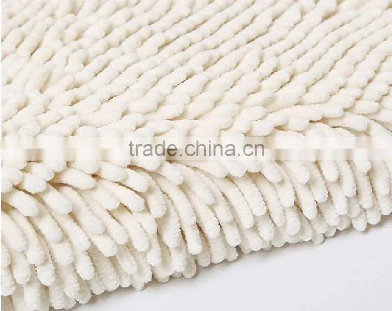 Chenille high pile floor carpet mat living room floor carpet
