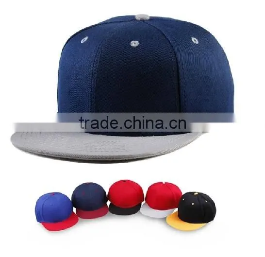 Flat bill custom leather patch logo snapback hats wholesale