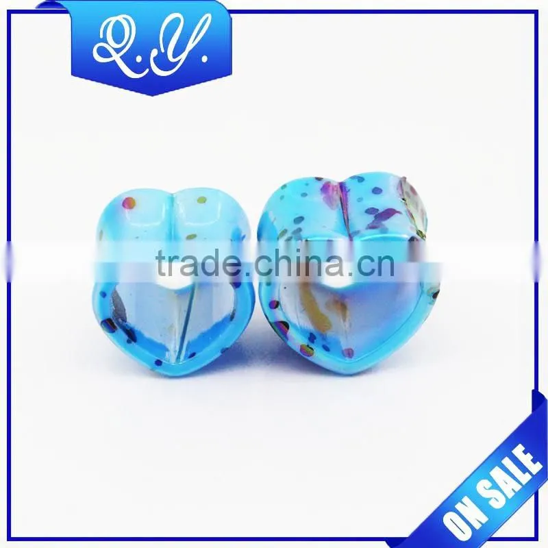 New arrival body jewelry made in china printed ear tunnel & ear plugs & ear piercing expander