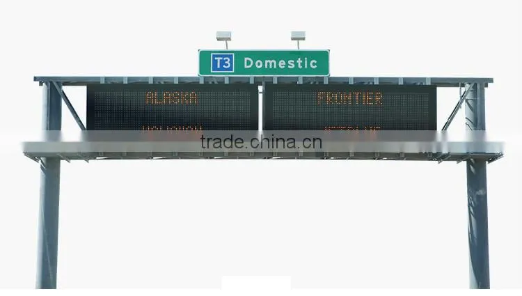 China made outdoor steel structure LED advertising stand display
