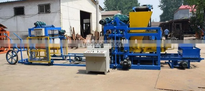 China Wante Brand Block Machinery QT4-25 Cement Bricks Molding Machine cement And Concrete Block Making Machine