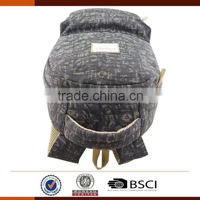 Wholesale Canvas Laptop Backpack Bag for School