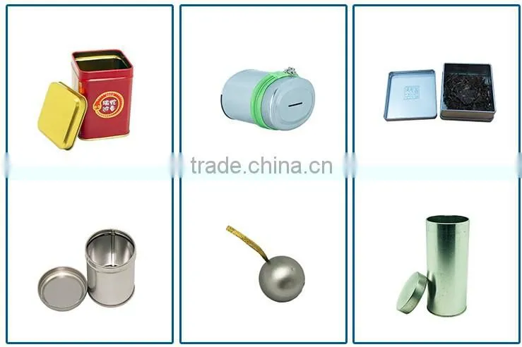 heart shaped small metal tin can box for wedding gift packing