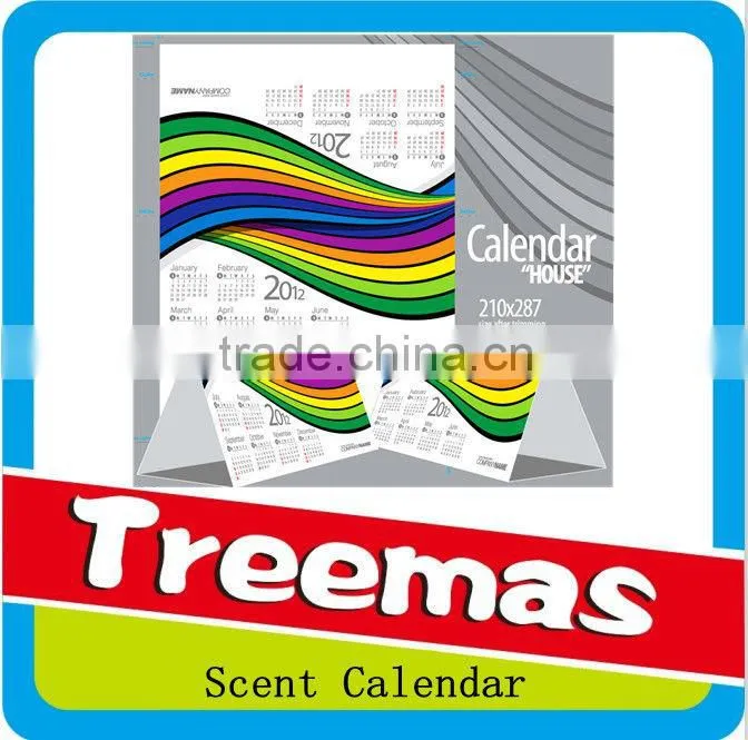 Custom designs english arabic calendar 2015 J007