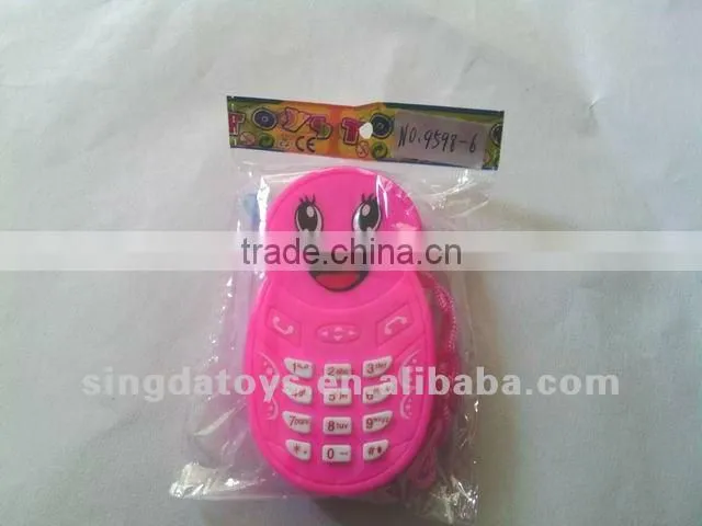 Pink with a smile mobile phone cover