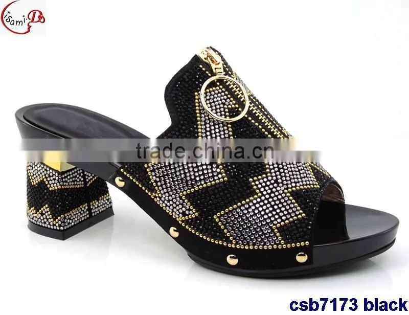 CSB7173 orange -blue-gold-green-red new coming italian design high quality hot selling lady sandals with stone on factory costy