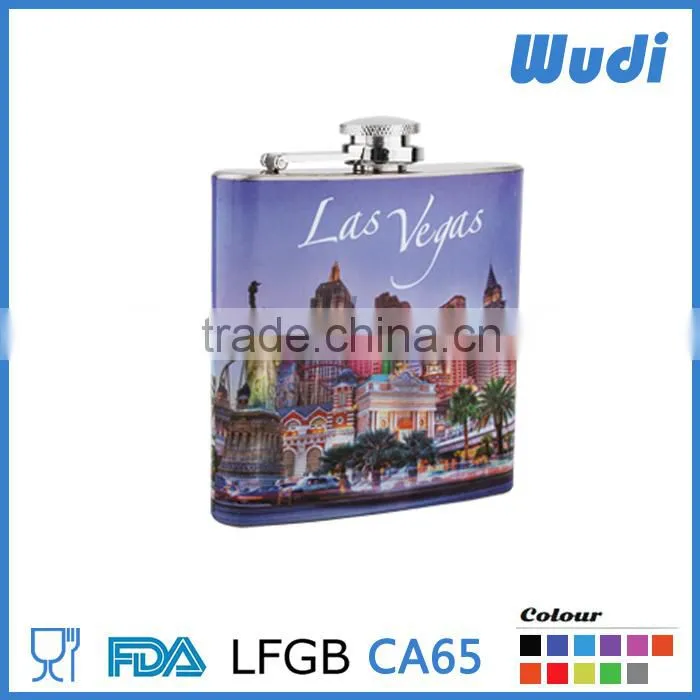 knight hip flask ,dewar's scotch wiskey hip flask, can be customized HF600