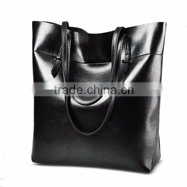 New Satchel Women Fashion Black PU Leather Messenger bag Shoulder bag Tote Handbag